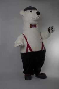 Promotional costume - White Teddy Bear