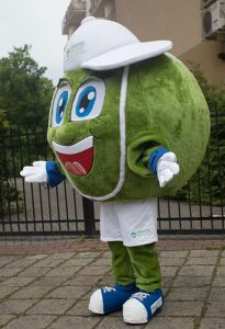 Promotional mascot - Green Ball